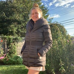 Rich Brown Laundry by Shelly Segal Puffer Winter Coat NWOT